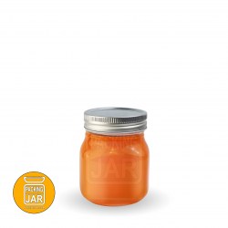 جار شیشه ای چهارگوش درب 68 کانتینری سایز 5
